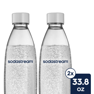 Sodastream Slim Sparkling Water Bottle Twin Pack White 33.8 oz