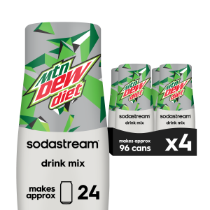 Sodastream MTN DEW? Diet Drink Mix 4 Pack 440ml