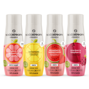 Sodastream Classics Zero Sugar Variety Drink Mix 4 Pack 440ml
